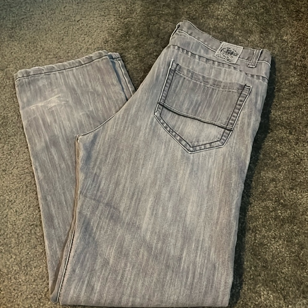 Grey south pole jeans